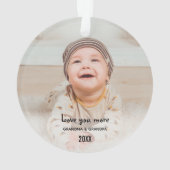 Meer opa kerstfoto's ornament (achterkant)