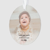 Meer opa kerstfoto's ornament (voorkant)