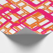 Meer open middeleeuwse moderne rechthoeken cadeaupapier (Hoek)