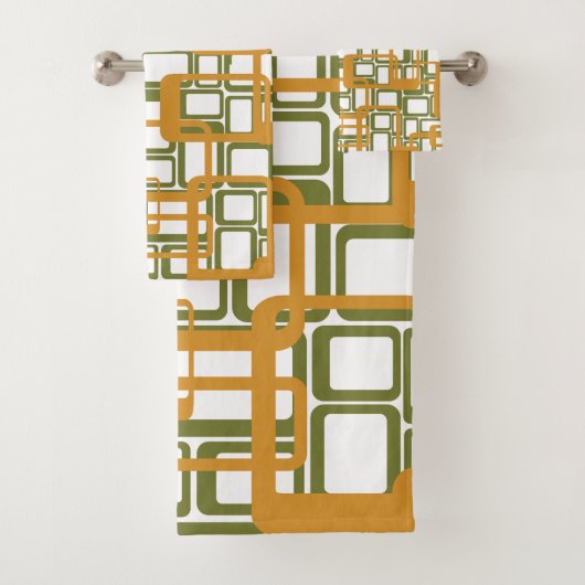 Meer open middeleeuwse moderne rechthoeken opnieuw bad handdoek (Insitu)