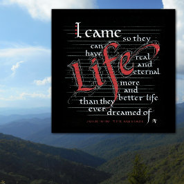 MEER OVERVLOEDIG LEVEN ECHT EN BETER POSTER