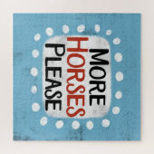 Meer paarden alsjeblieft puzzel (Horizontaal)