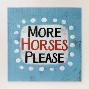 Meer paarden alsjeblieft puzzel