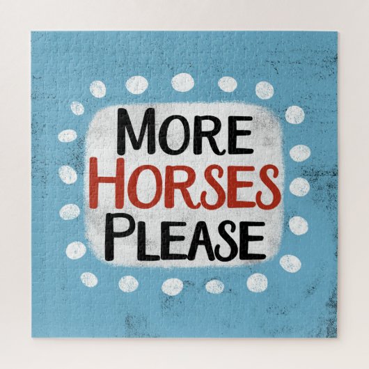 Meer paarden alsjeblieft puzzel (Verticaal)