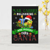 Meer pakketten bezorgen dan Kerstman Funny Stal Wo Kaart (Gele Bloem)