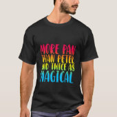 Meer pan dan Peter en twee keer zo magisch T-shirt (Voorkant)