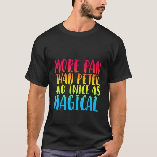 Meer pan dan Peter en twee keer zo magisch T-shirt (Voorkant)