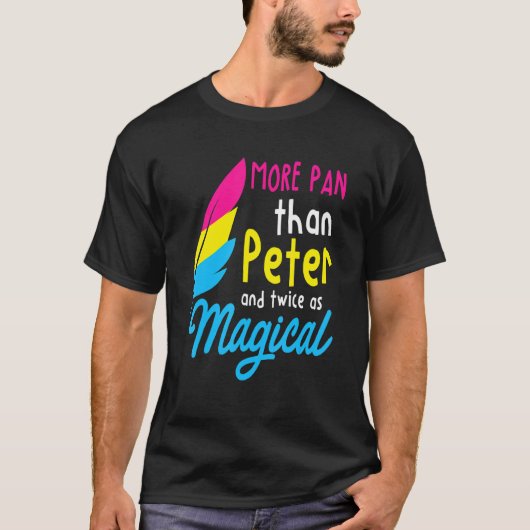 Meer Pan dan Peter Grappige LGBTQ Queer Omnisexual T-shirt (Voorkant)