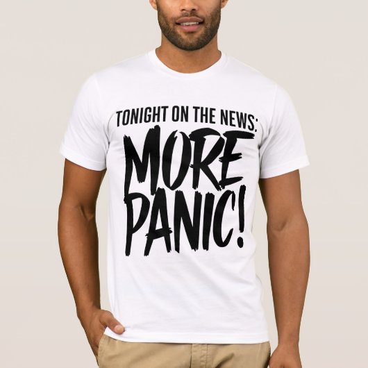 Meer Panic Mannen T-shirt (Voorkant)