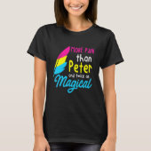 Meer paniek dan Peter - Lgbetq Queer Omnisexual Pa T-shirt (Voorkant)