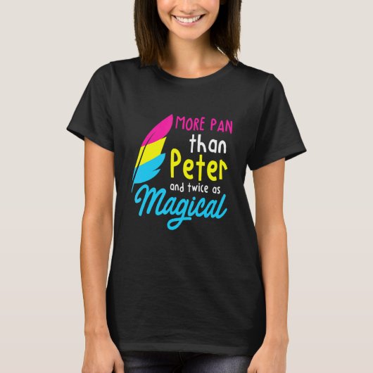 Meer paniek dan Peter - Lgbetq Queer Omnisexual Pa T-shirt (Voorkant)