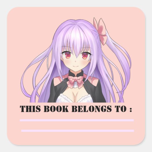 meer personeel vierkante sticker (Voorkant)