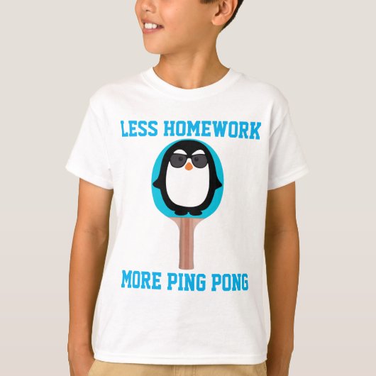 Meer Ping Pong T-shirt (Voorkant)