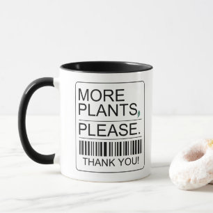 Meer Planten Alsjeblieft Geschenk voor Kamerplante Mok