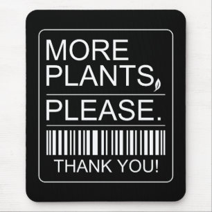 Meer Planten Alsjeblieft Geschenk voor Kamerplante Muismat