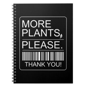 Meer Planten Alsjeblieft Geschenk voor Kamerplante Notitieboek