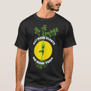 Meer Planten eten meer yoga Vegan Vegetarian  T-shirt