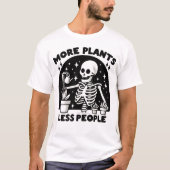 Meer Planten Minder mensen T-shirt (Voorkant)