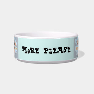 Meer Please/Bedankt Keramische Dog Bowl Voerbakje