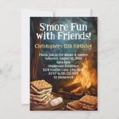 Meer plezier met vrienden camping verjaardagsfeest kaart (Voorkant)