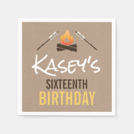 Meer plezier met vriendjesfeest in Bonfire Servet