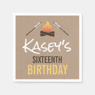 Meer plezier met vriendjesfeest in Bonfire Servet