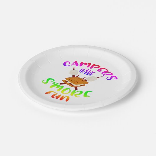 Meer plezier papieren bordje (Gekanteld)