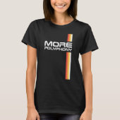 MEER POLYPHONY Funny Retro Synthesizer Colle T-shirt (Voorkant)