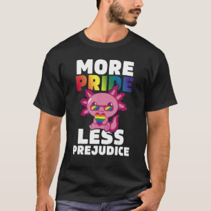 Meer Pride Minder Vooroordelen Axolotl LGBT Ally G T-shirt