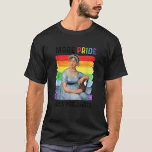 Meer Pride Minder Vooroordelen LGBT Gay Pride Maan T-shirt