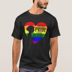 Meer Pride Minder Vooroordelen LGBT Gay Proud Ally T-shirt