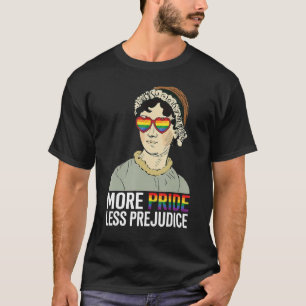 Meer Pride Minder Vooroordelen LGBT Jane Austen Tr T-shirt