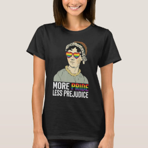 Meer Pride Minder Vooroordelen LGBT Jane Austen Tr T-shirt