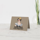 Meer Pride Minder Vooroordelen LGBTQ Trotse Bondge Kaart (Voorkant)