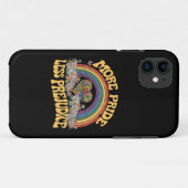 Meer Pride Minder Vooroordelen Retro Rainbow Pride Case-Mate iPhone Case (Achterkant (horizontaal))