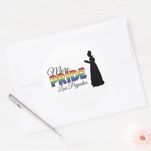 Meer Pride Minder Vooroordelen sticker (Envelop)