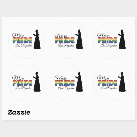 Meer Pride Minder Vooroordelen sticker (Vel)