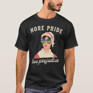 Meer Pride Minder Vooroordelen Trots LHBT Ally Pri T-shirt