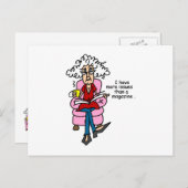 Meer problemen dan een Humor van een magazine Briefkaart (Voorkant / Achterkant)