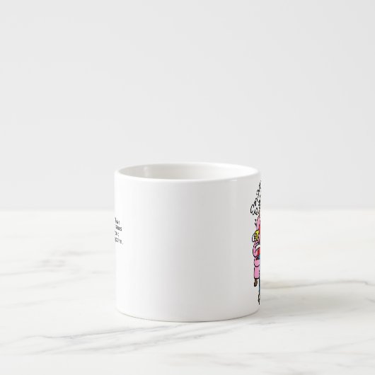 Meer problemen dan een Humor van een magazine Espresso Kop (Voorkant)