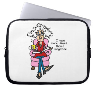 Meer problemen dan een Humor van een magazine Laptop Sleeve