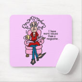 Meer problemen dan een Humor van een magazine Muismat (Met muis)