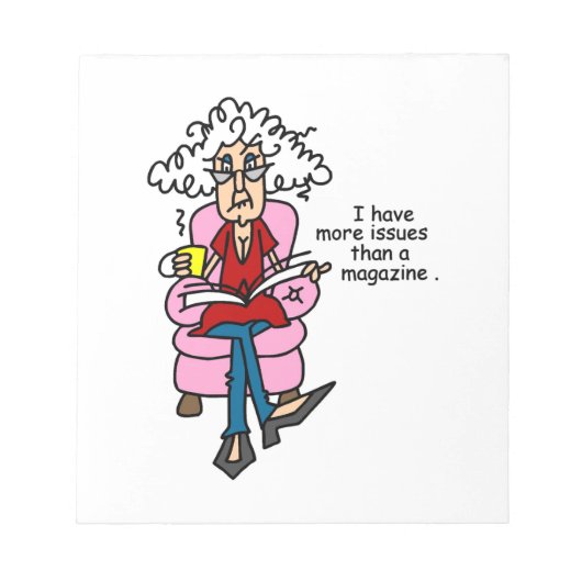 Meer problemen dan een Humor van een magazine Notitieblok (Voorkant)
