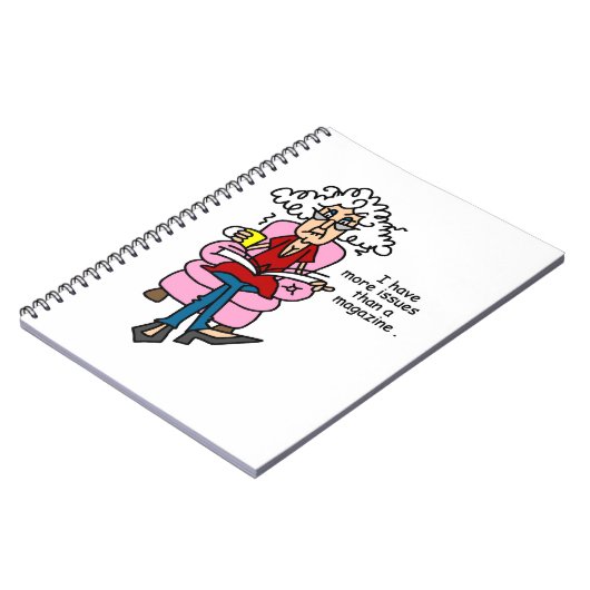 Meer problemen dan een Humor van een magazine Notitieboek (Linkerzijde)