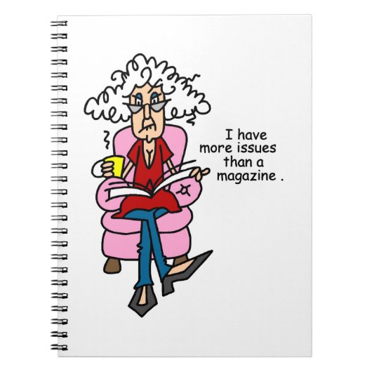 Meer problemen dan een Humor van een magazine Notitieboek (Voorkant)