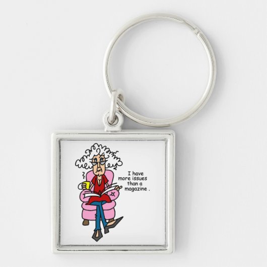 Meer problemen dan een Humor van een magazine Sleutelhanger (Voorkant)
