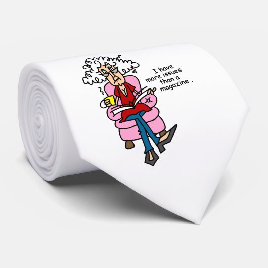 Meer problemen dan een Humor van een magazine Stropdas (Opgerold)