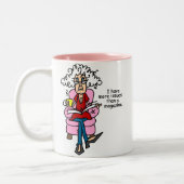 Meer problemen dan een Humor van een magazine Tweekleurige Koffiemok (Links)