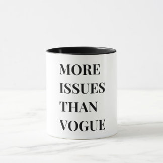 Meer problemen dan Vogue Mok