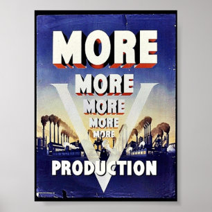 Meer productie poster